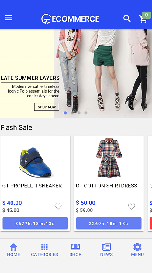 eCommerce App screenshot 1
