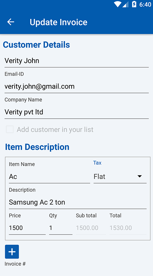 Quick Invoice Maker screenshot 7
