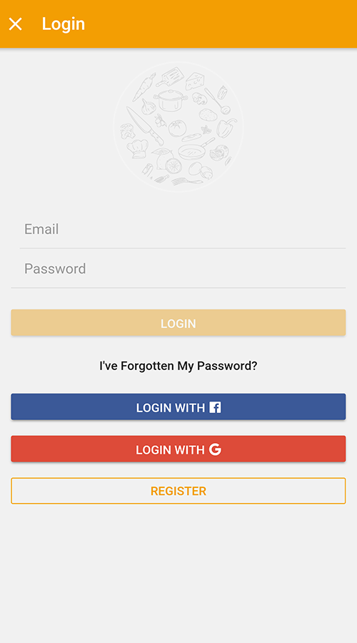 Restaurant App screenshot 1