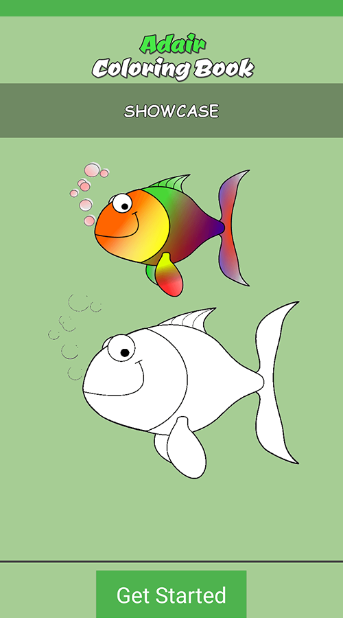 Adair coloring books app screenshot 1