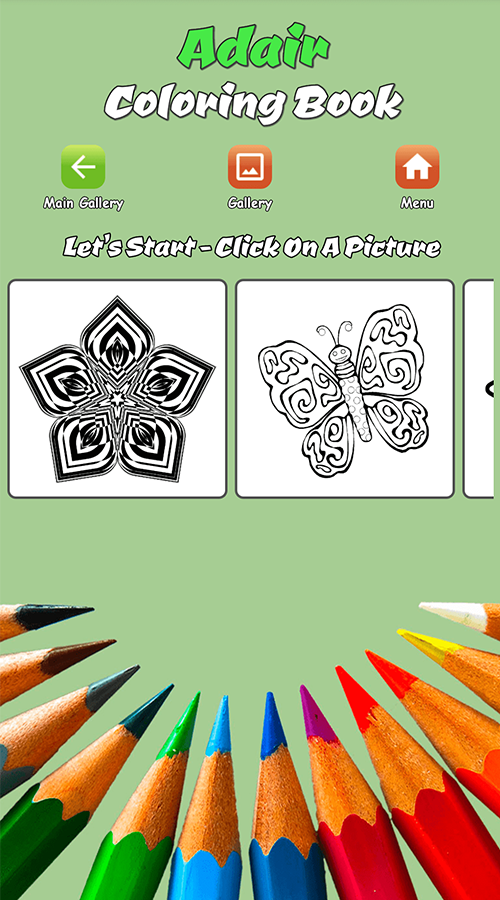 Adair coloring books app screenshot 4