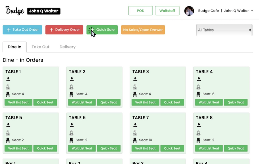 Budge POS screenshot 1