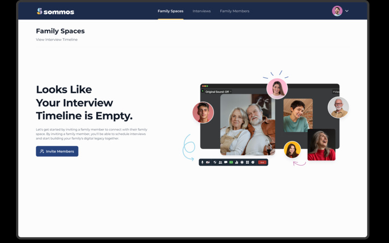 Sommos - Interactive Family Storytelling Platform screenshot 1