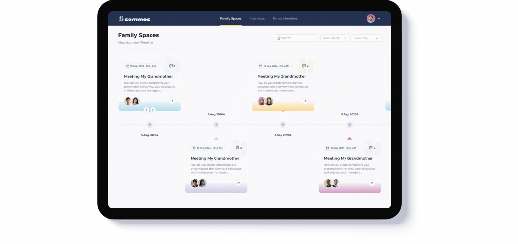 Sommos - Interactive Family Storytelling Platform screenshot 2