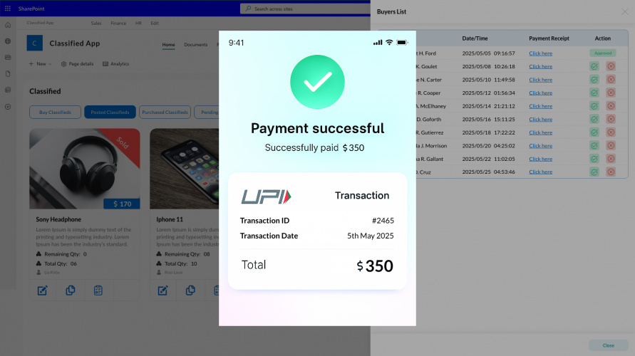 Classified Solution - Streamlined Internal Marketplace on SharePoint screenshot 5