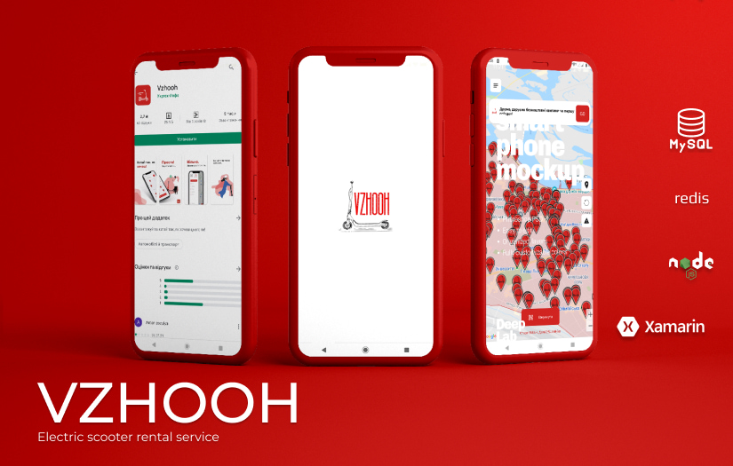 Vzhooh - electric scooter rental service screenshot 1