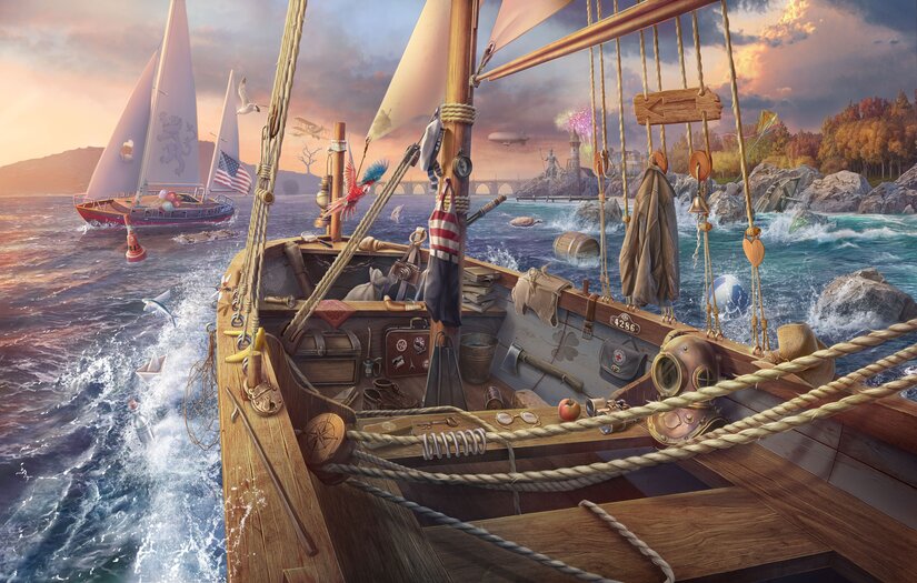 "June’s Journey" - 2D and 3D art development screenshot 2