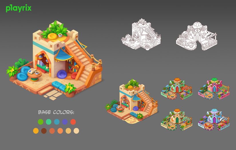 "Wildscapes" - 2D casual art development screenshot 2