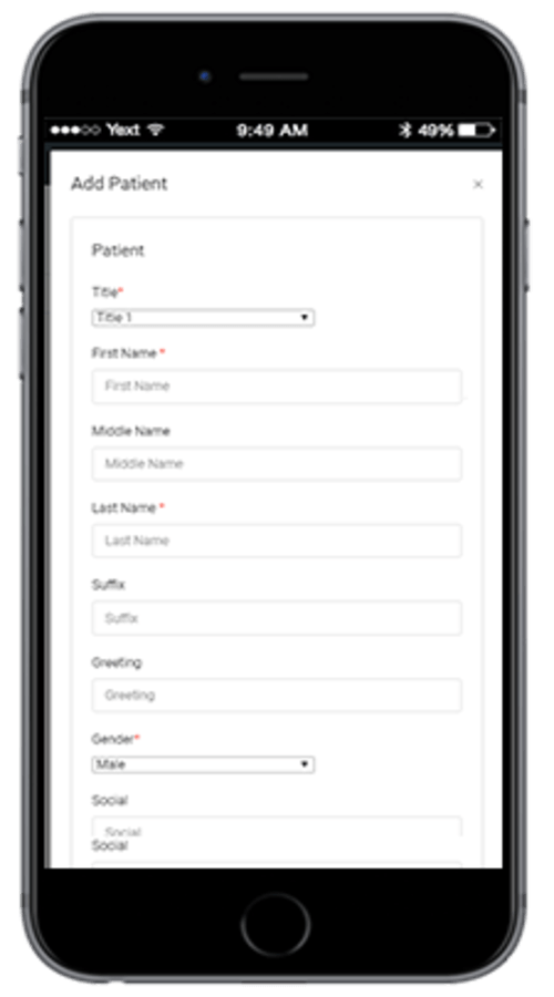 Cloud-based Healthcare Practice Management Application screenshot 2