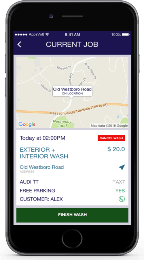 Car Washing Finder iOS Application screenshot 4