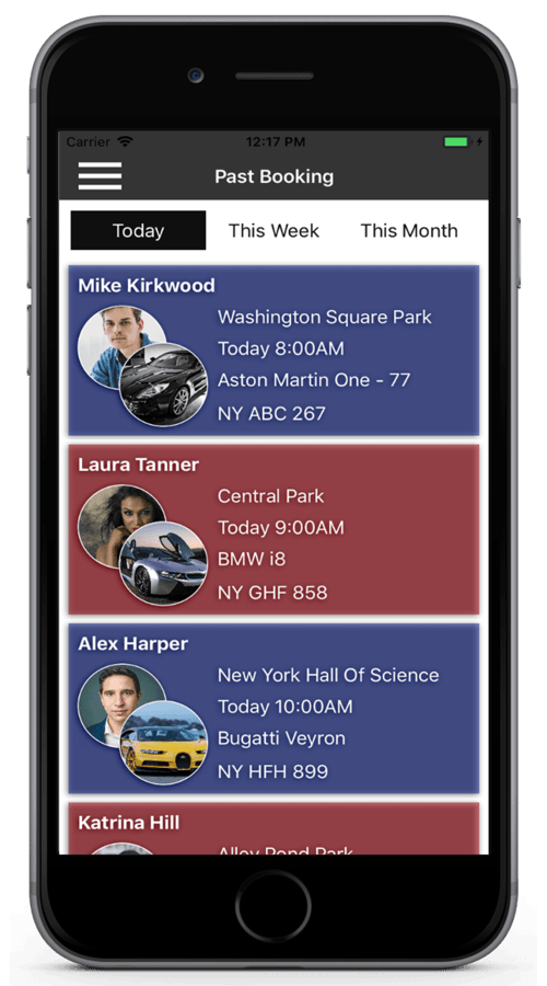 Valet Car Parking Finder Application screenshot 3