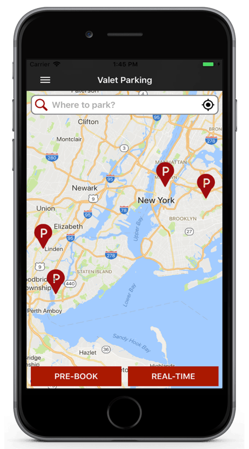 Valet Car Parking Finder Application screenshot 6