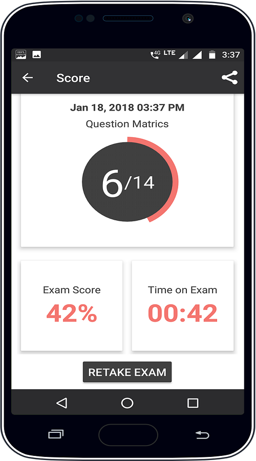 Test Preparation iOS & Android Mobile App screenshot 3
