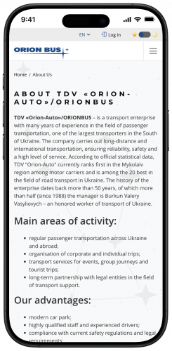 Development of an Online Passenger Transportation Platform screenshot 5