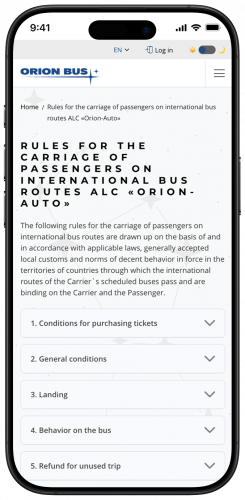 Development of an Online Passenger Transportation Platform screenshot 2