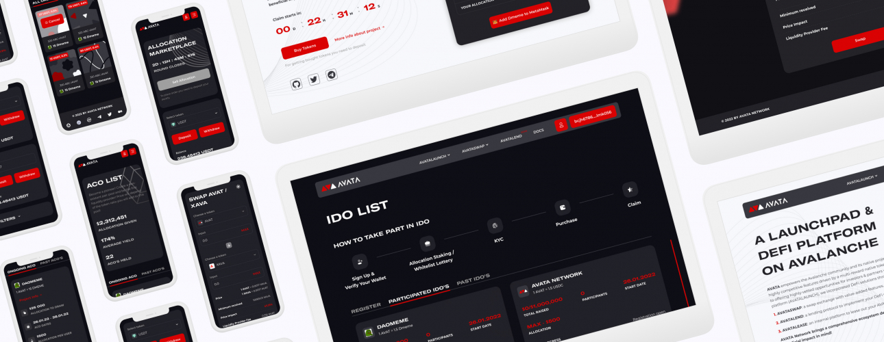 AVATA - Decentralized platform screenshot 2