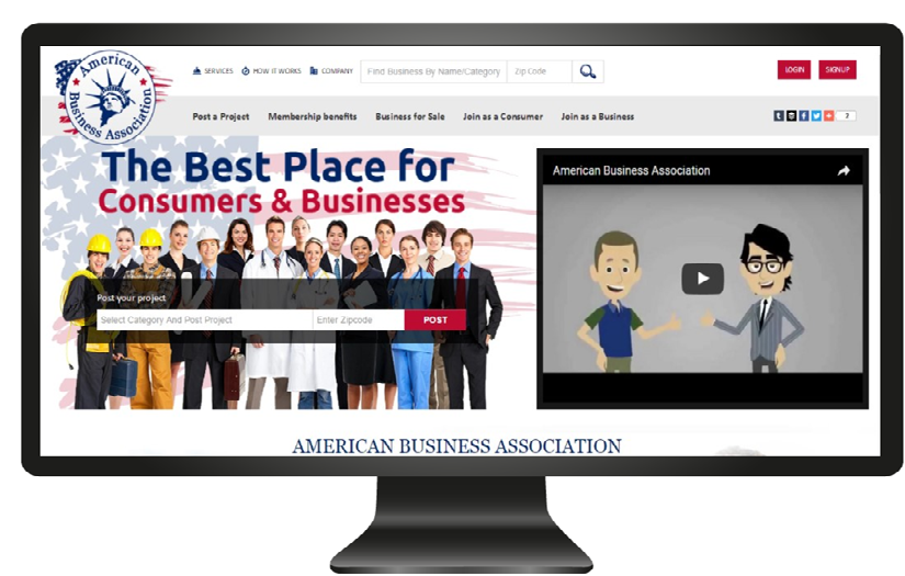American Business Association screenshot 1