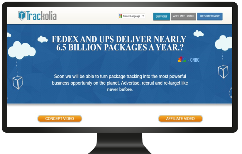 Trackolia screenshot 1