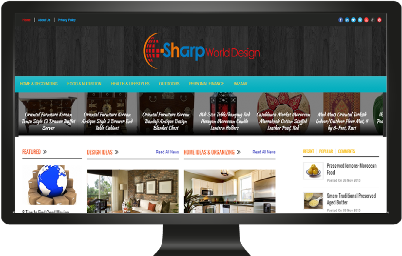 Sharp World Design screenshot 1