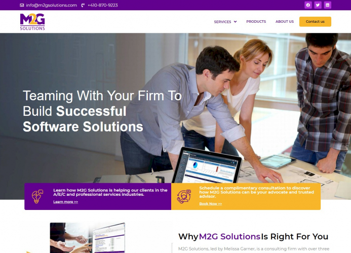 M2G Solutions screenshot 1