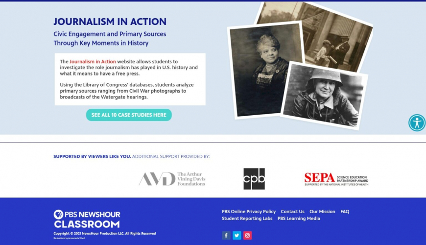 PBS Newshour Classroom screenshot 3