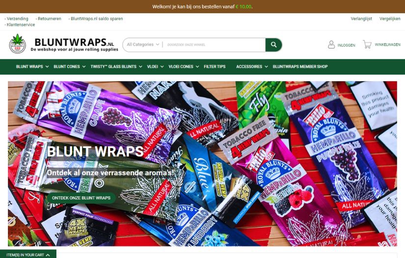 Bluntwraps screenshot 1