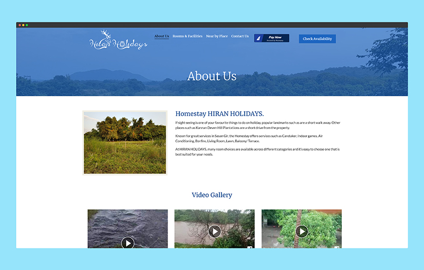 Web Design & Dev for Homestay Booking Platform screenshot 1