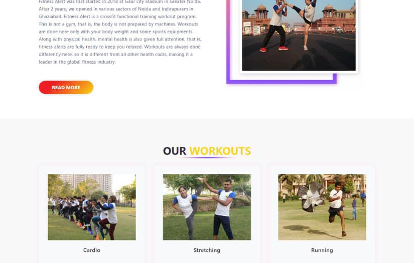 FitnessAlert screenshot 1