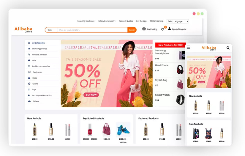 Alibaba Clone screenshot 1