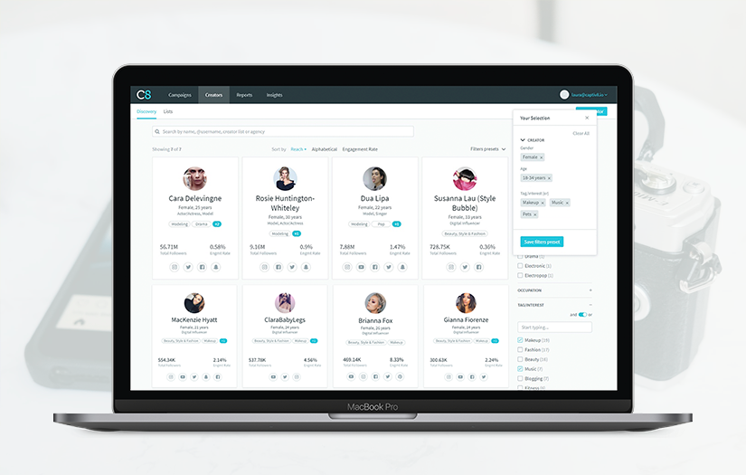 Building Influencer Marketing Analytics Platform screenshot 1