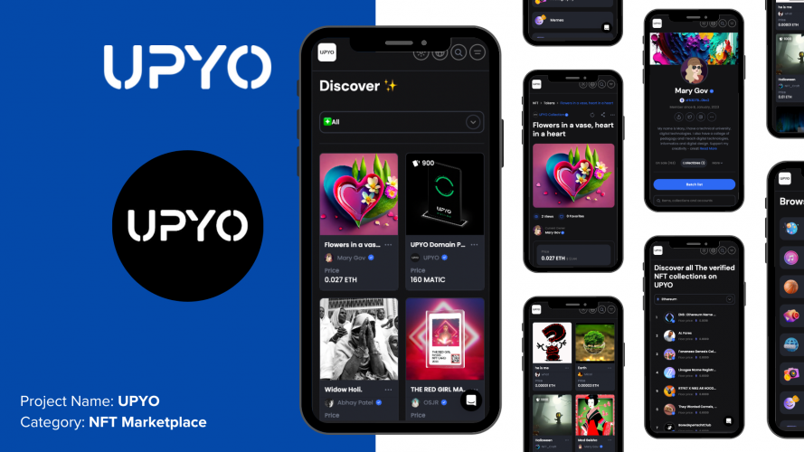 Upyo Leading NFT Marketplace screenshot 2