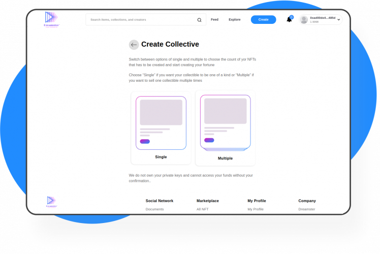 Dreamster World NFT Marketplace screenshot 2