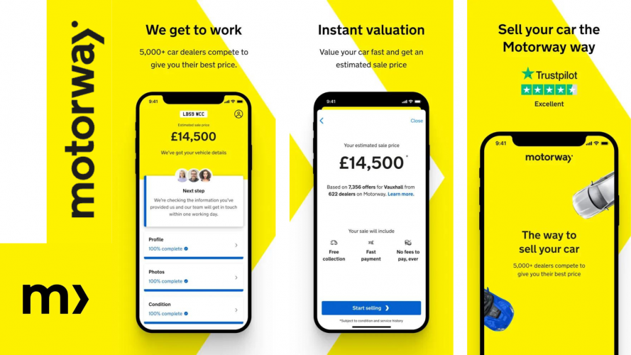 Motorway: Used cars selling app screenshot 1