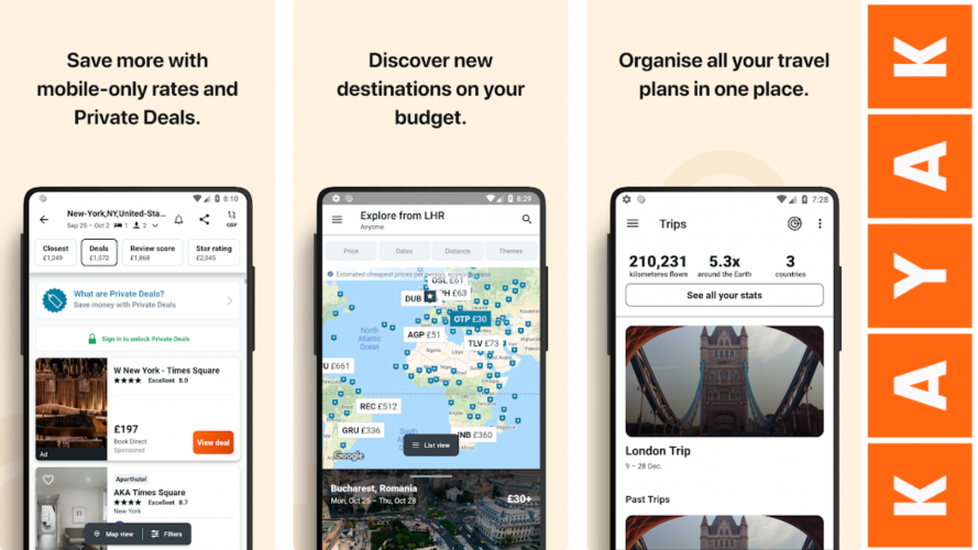 KAYAK: Flight, Hotels and Rental Cars screenshot 2
