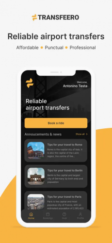 TRANSFEERO - Your Personal Chauffeur Service App screenshot 2