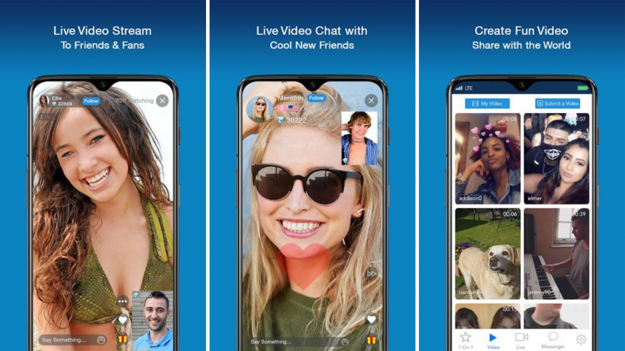 Cake live stream video chat screenshot 1