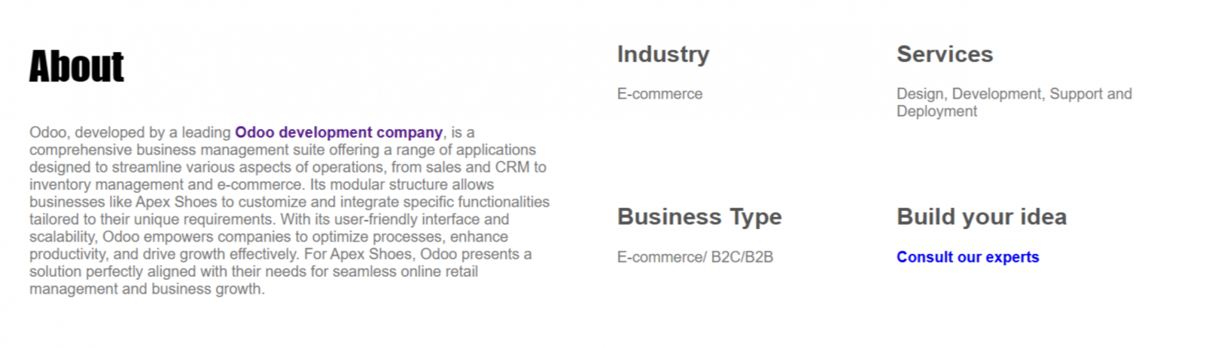 Odoo ERP Implementation For Ecommerce   screenshot 2