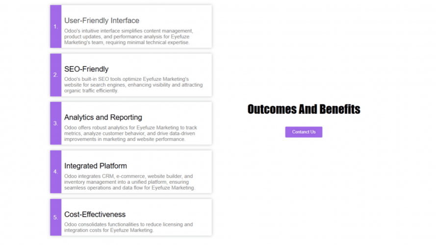 Odoo ERP Implementation For The Marketing screenshot 2