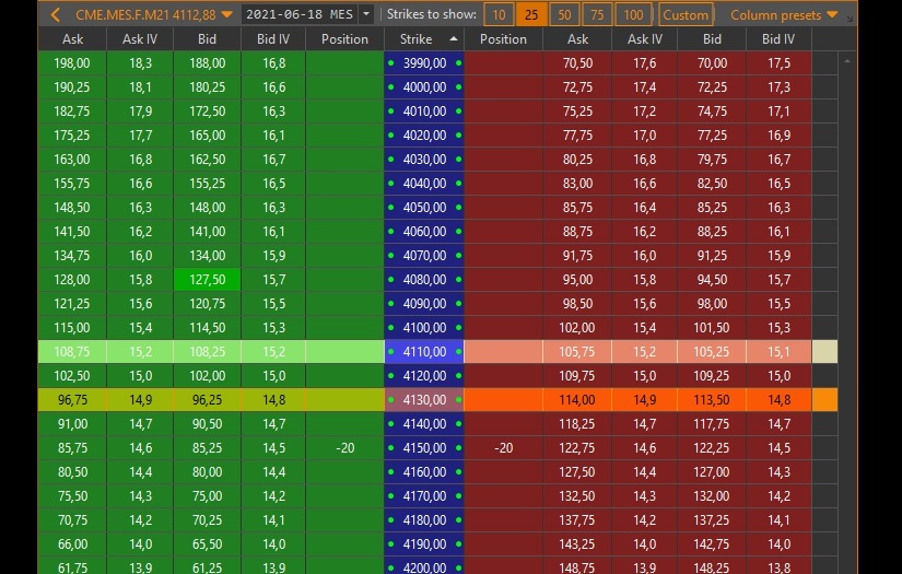 OptionWorkshop — software for options trading automation screenshot 4