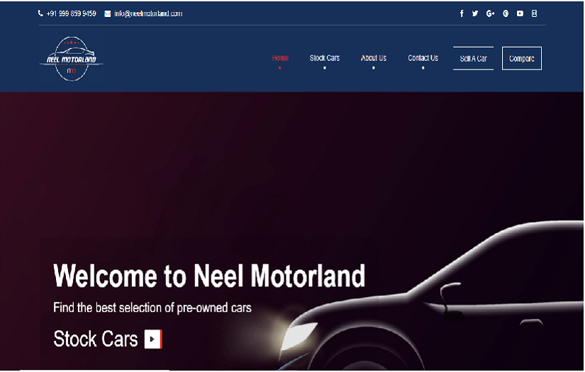 Social Media Management - Content Marketing For - Neel Motorland, India screenshot 1