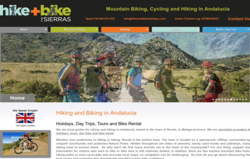 Website development screenshot 1