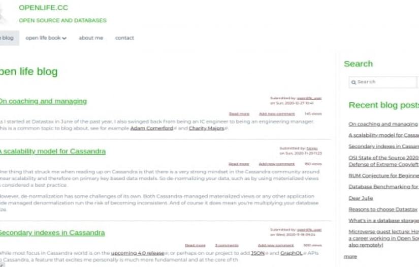 Web Development for Open-Source Database Website screenshot 1