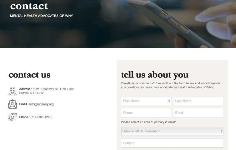 Mental Health Advocates of Western New York screenshot 3