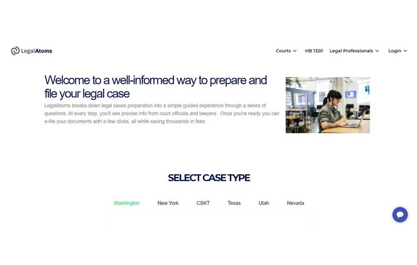 LegalAtoms screenshot 1