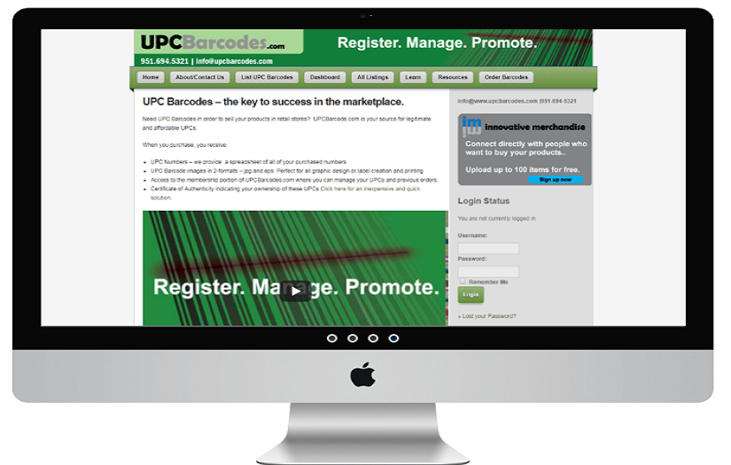 UPC Barcodes screenshot 1