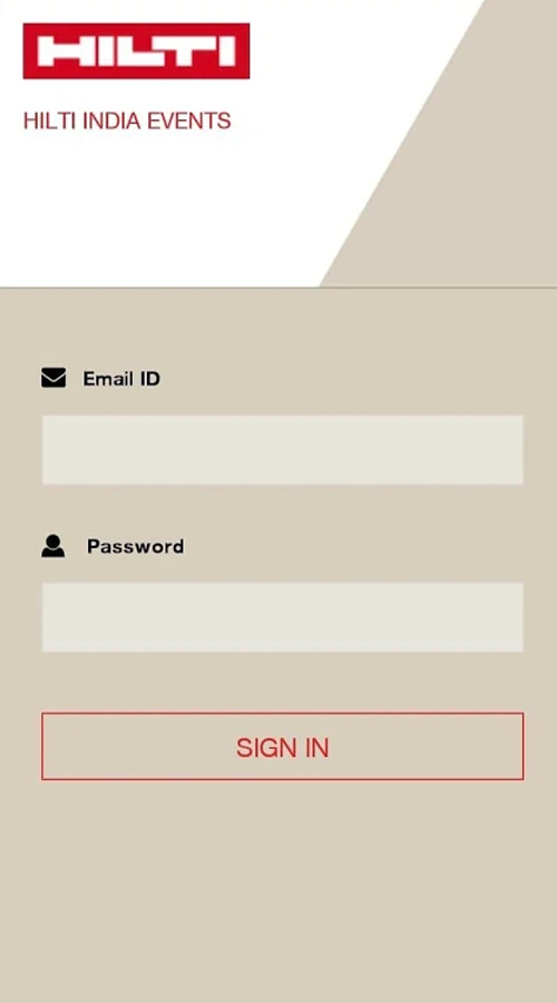 Internal -Event management Application screenshot 1