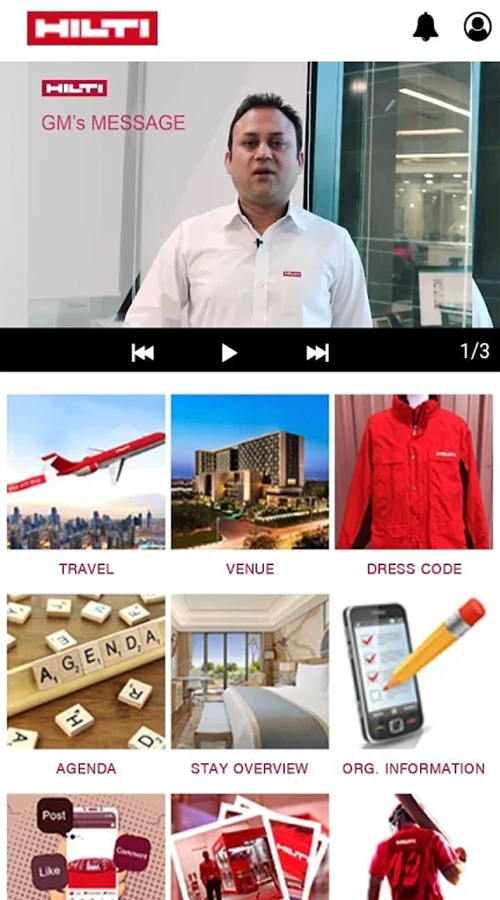 Internal -Event management Application screenshot 2