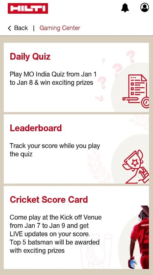 Internal -Event management Application screenshot 3
