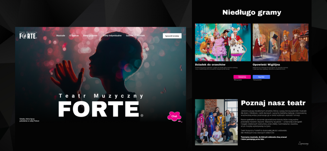 Theatre Website with Visual Identity & Creative Design screenshot 1