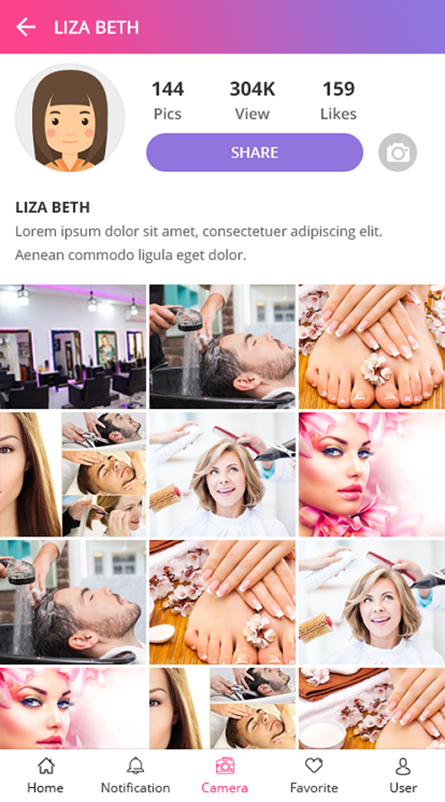 On demand Saloon Booking App(Android and iOS App) screenshot 2